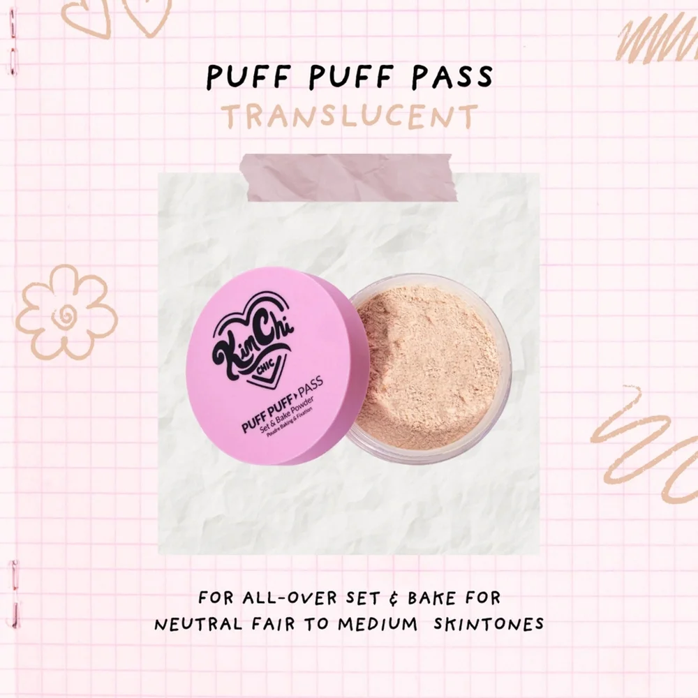 KimChi Puff Puff Pass Set & Bake Powder in Translucent